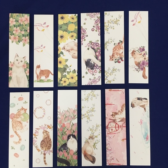Kawaii Cat Kitten Bookmarks 30pc. Set - Picture 4 of 6